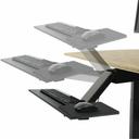 Uncaged Ergonomics Steel and Phenolic Resin KT2 Adjustable Standing Desk Keyboard Tray
