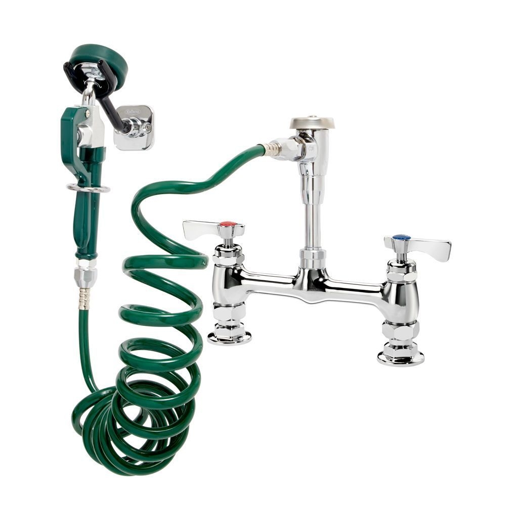 Krowne 8 Inch Center Raised Deck Mount Pet Grooming Utility Faucet