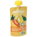 Brainiac Organic Apple Carrot Banana Fruit and Veggie Blend for 1 Plus Year Baby, 3.5 Ounce -- 12 per case