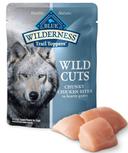 Blue Buffalo Wilderness Trail Toppers Chunky Chicken Bites in Hearty Gravy Dog Food, 3 Ounce -- 24 per case