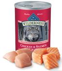 Blue Buffalo Wilderness Salmon and Chicken Grill Wet Dog Food, 12.5 Ounce -- 12 per case
