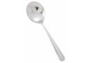 Winco Dominion 18/0 Stainless Steel Medium Weight Bouillon Spoon, 6 x 1.65 inch -- 24 per case.