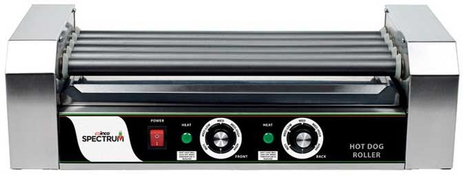 Winco Spectrum RollRight Non Stick 5 Rollers Hot Dog Roller with Teflon Coating, 23 x 10 1/2 x 7 inch -- 1 set