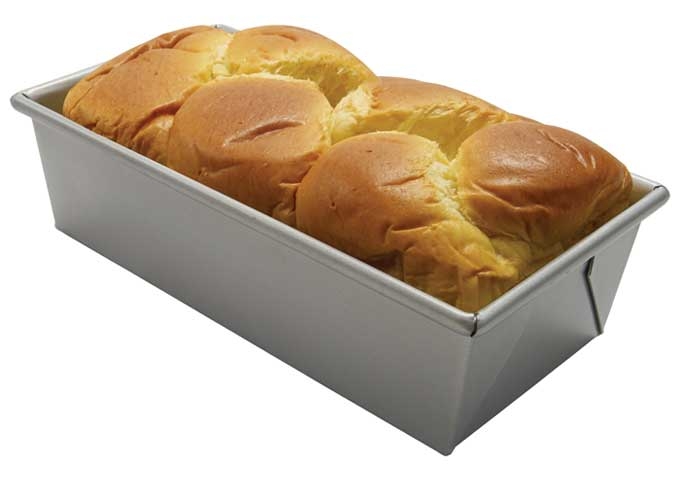 Winco Aluminized Steel Loaf Pan with Silicon Glaze, 5 5/8 x 3 1/8 x 2 1/4 inch -- 24 per case
