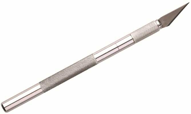 Winco Replacement Blade for KH-6 Hobby Knife - 5 pieces per pack -- 1000 packs per case