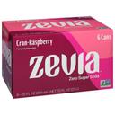 Zevia Cran Raspberry Zero Sugar Soda, 12 Fluid Ounce -- 24 per case