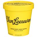 Van Leeuwen Lemon Poppy Seed Muffin Ice Cream, 14 Fluid Ounce -- 8 per case