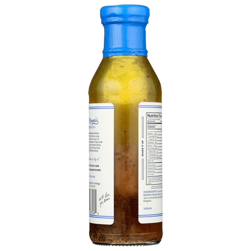 Yo Mamas Foods Greek Dressing and Dip, 12 Ounce -- 6 per case