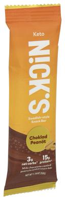 Nicks Choklad Peanot Protein Bar, 1.76 Ounce -- 12 per case