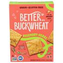 Better with Buckwheat Rosemary Herb Crackers, 4.25 Ounce -- 6 per case