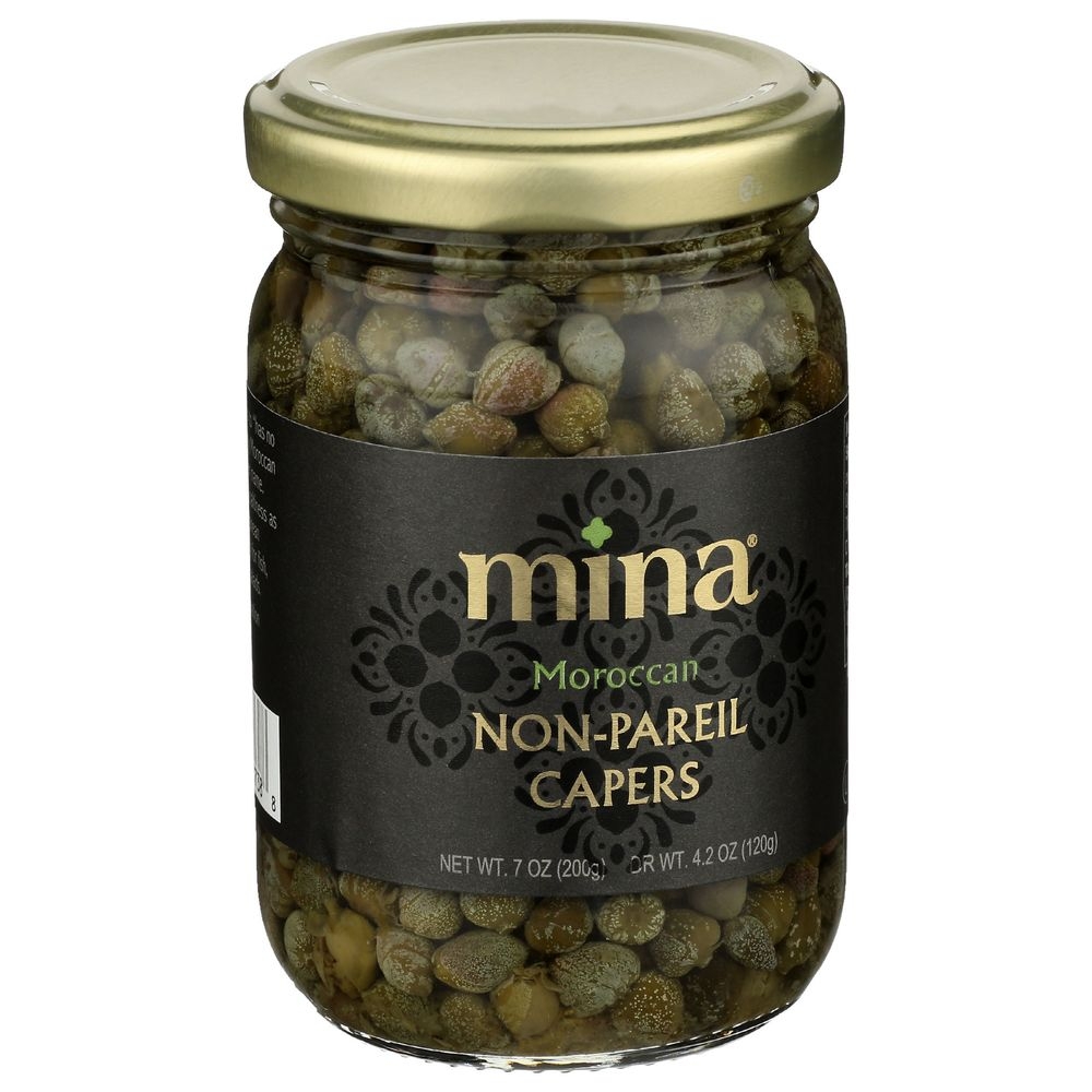 Mina Moroccan Non Pareil Capers, 7 Ounce -- 6 Per Case