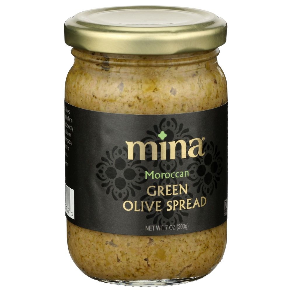 Mina Moroccan Green Olive Spread, 7 Ounce -- 6 Per Case
