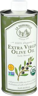 La Tourangelle Organic Extra Virgin Olive Oil, 750 Milliliter -- 6 per case
