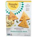 Simple Mills Mediterranean Herb Veggie Pita Cracker, 4.25 Ounce -- 6 per case