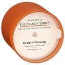 Calyan Wax Cedar Plus Tobacco Soy Candle, 5.3 Ounce -- 6 per case