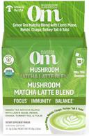 Om Organic Mushroom Powered Matcha Latte Blend - 10 count per pack