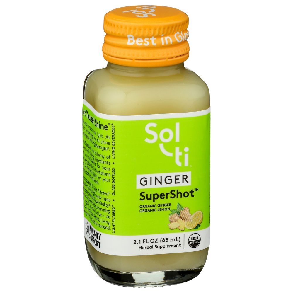 Sol Ti Organic Ginger Supershot, 2 Fluid Ounce -- 12 per case