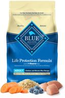 Blue Buffalo Life Protection Formula Chicken and Brown Rice Recipe Dry Dog Food, 15 Pound
