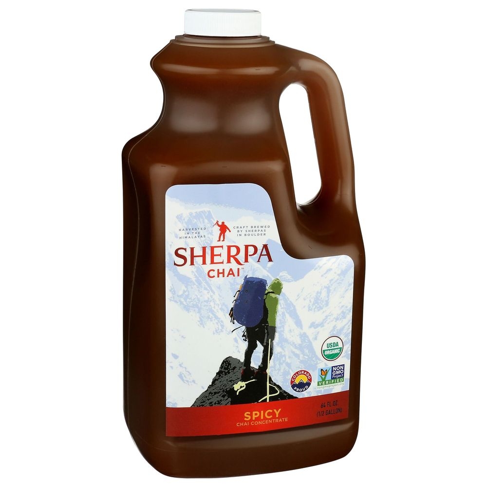 Sherpa Chai Spicy Chai Tea Concentrate, 64 Ounce -- 6 per case