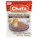 Chata Refried Black Beans, 15.2 Ounce Pouch -- 12 per case