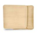 Dtocs Palm Leaf 10 inch Square Disposable Dinner Plate -- 50 per case