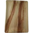 Dtocs Palm Leaf 14 inch x 10 inch Rectangle Disposable Tray -- 25 per case