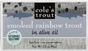 Coles Smoked Rainbow Trout in Olive Oil, 3.2 Ounce -- 10 per case