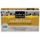 Coles Smoked Trout with Lemon and Cracked Pepper, 3.2 Ounce -- 10 per case