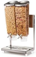 Rosseto EZ Pro 2 Container Stainless Steel Tabletop Dispenser with Removable Catch Tray, 10.88 x 7.5 x 20.25 inch