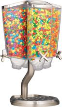 Rosseto EZ Pro C4L 4 Container Tall Carousel Tabletop Dispenser, 13 x 13 x 22.63 inch