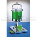 Cal-Mil Stainless Steel Base Beverage Dispenser with Ice Chamber, 2 Gallon Capacity