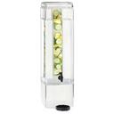 Cal-Mil Clear Square Acrylic Beverage Dispenser with Handles Drip Tray and Infusion Chamber, 5 Gallon Capacity