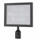Aarco Form-A-Line (TM) Black Style Large Horizontal Sign Frame, 11 1/8 x 14 1/8 inch