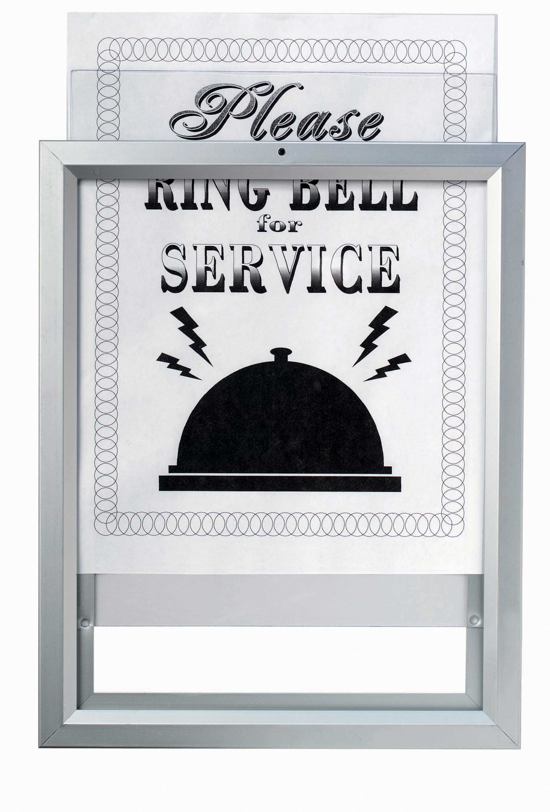 Aarco Aluminum Insta Frame Removable Sign and Poster System, 11 x 8 1/2 inch