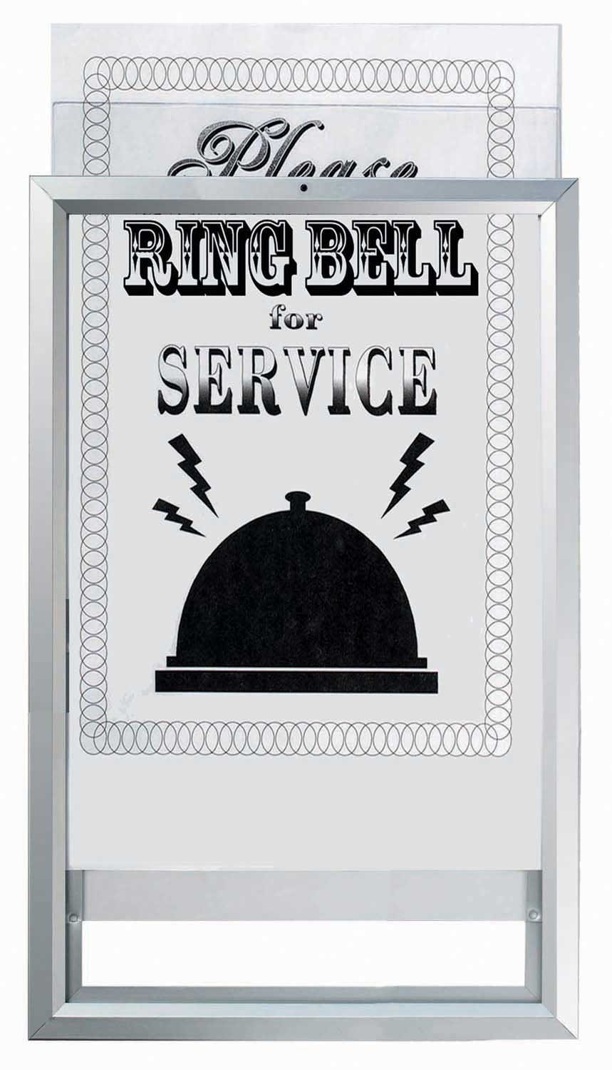 Aarco Aluminum Insta Frame Removable Sign and Poster System, 17 x 11 inch