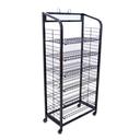 Mobile Merchandisers 6-Shelf Bakery DisplayBlack