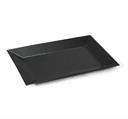 Black GET Enterprises inc Bake and Brew Melamine Rectangular Tray, 24 x 18 inch -- 1 per case