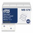 Essity Tork Premium Soft Xpress White 2-Ply 3-Panel Multifold Paper Hand Towel -- 2160 per case