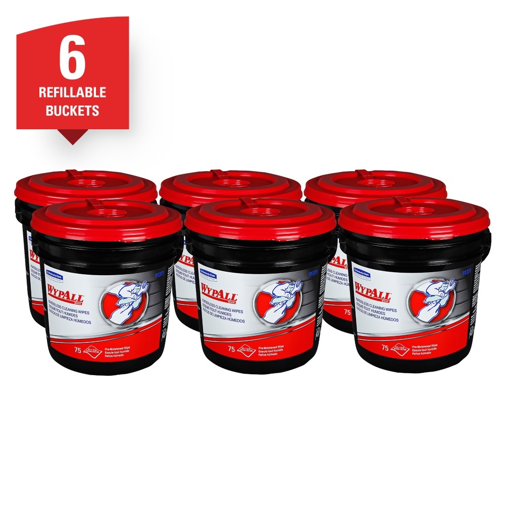 Wypall Orange/Citrus Waterless Cleaning Wipes -- 450 per case