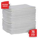 Wypall White Rectangular Reinforced Teri Task Wipe, 12.5 x 12 x 12.0 inch -- 912 per case