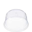 SoloServe Clear PET Cup Lid Only, 3.9 inch Dia -- 1000 per case