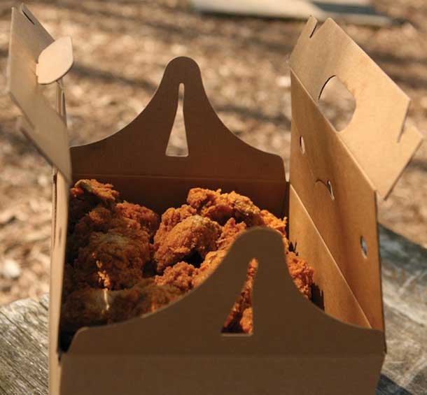 SCT Kraft Corrugated Catering Barn Box, 12 15/16 x 10 11/16 x 7 5/8 inch -- 36 per case