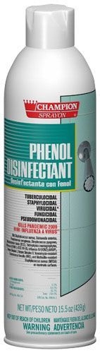 Chase Champion Sprayon Phenol Disinfectant Cleaner, 15.5 Ounce -- 12 per case.
