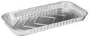 Handi-Foil Aluminum Sidewall Ribbed Oblong Danish Pan, 10.25 x 5.25 inch -- 500 per case.