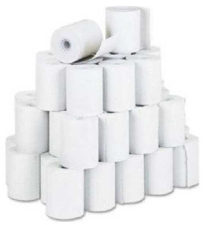 Specialty Roll Product White Thermal Register Roll Paper, 2.25 x 80 inch -- 48 per case