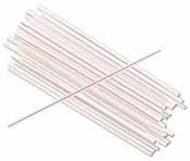 Cell O Core White/Red Stripe Collins Straw, 8 inch -- 5000 per case