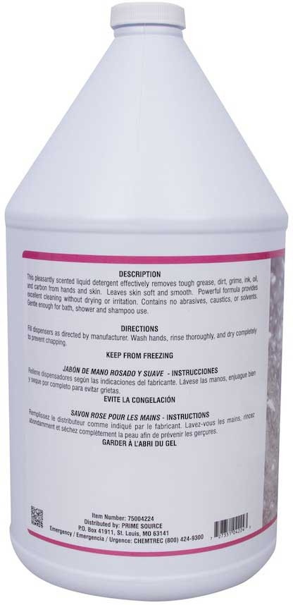 Midlab Prime Source Pink Cherry Apple Lotion Hand Soap, 1 Gallon -- 4 per case