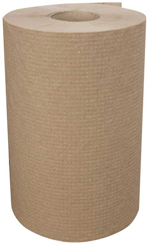 Cascades Right Choice Kraft 1 Ply Hardwound Paper Towel Roll, 7.875 inch x 350 Feet -- 12 per case