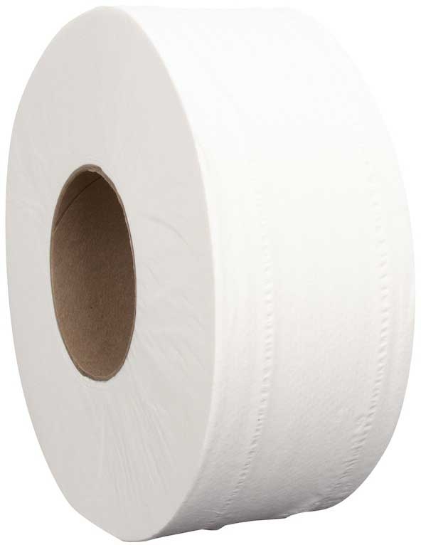 Right Choice White 2 Ply Jumbo Roll Towel Toilet Tissue, 9 X 700 Feet -- 12 Per Case