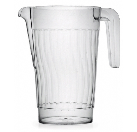 Fineline Settings Platter Pleaser Clear Plastic Pitcher, 50 Ounce -- 50 per case
